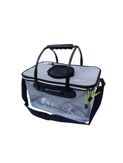 Кан складной ПВХ 20л/ 40см/ с ручками/ серый