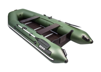 Моторная лодка Аква 3200 СК зеленый