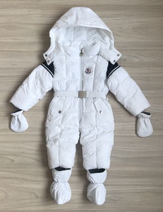 М.1707 Комбинезон Moncler белый (68, 86)