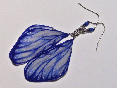 Серьги "Крылышки Поднебесной Феи"