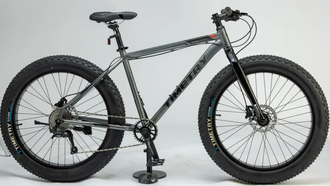 Велосипед TT219/ 9ск 26"x4 Фэт серый рама 19"