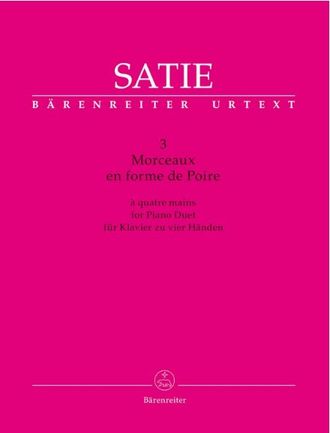 Сати. "Три пьесы в форме груши" для фортепиано в 4 руки
