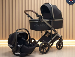 Детская коляска 3 в 1 Luxmom 710 Черный