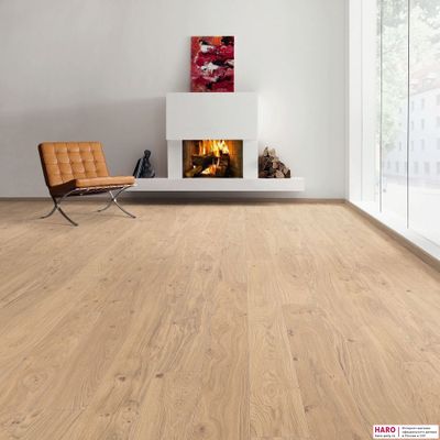 Паркетная доска Haro Дуб Белый Маркант 527326 1-пол масло