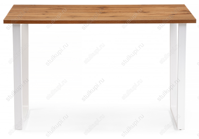 Стол Лота Лофт 120 25 мм дуб вотан / белый матовый