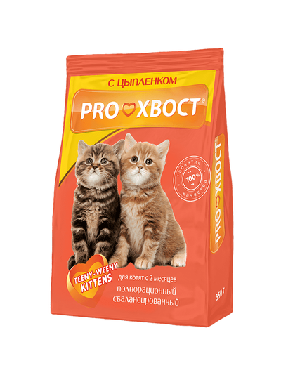 Корм Прохвост для котят с цыплёнком 0,350 кг