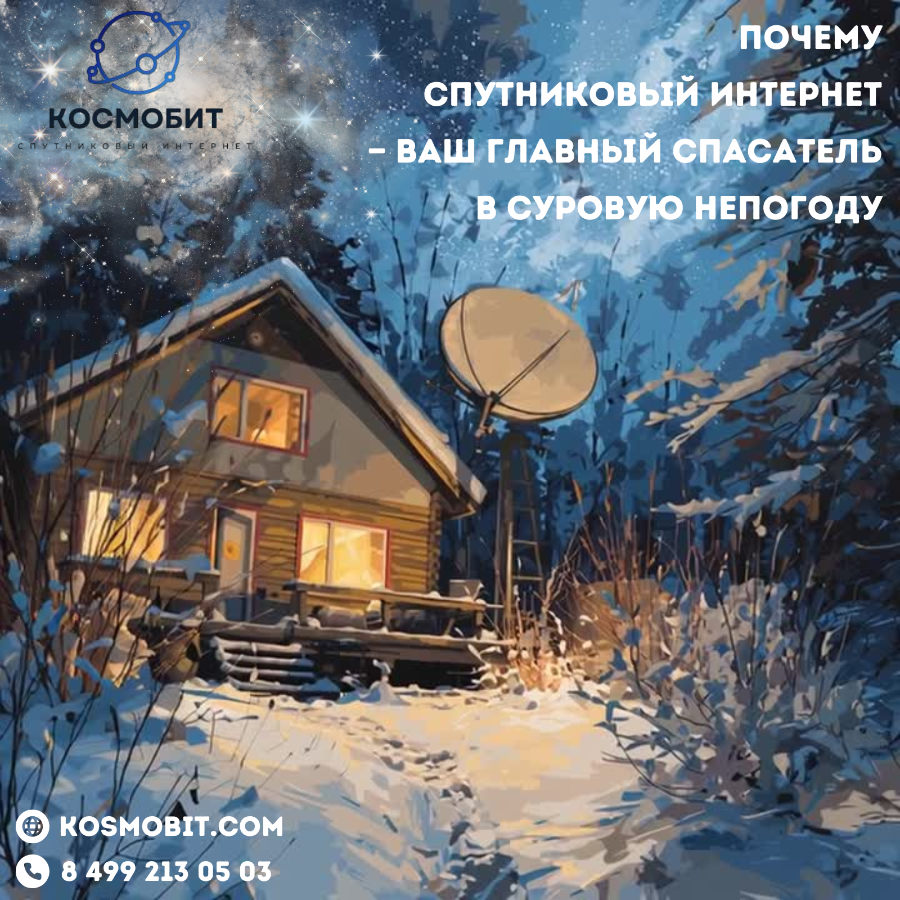 Почему спутниковый интернет &mdash; Ваш главный спасатель в суровую непогоду