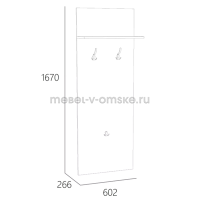 Вешалка Оливия - 040.59