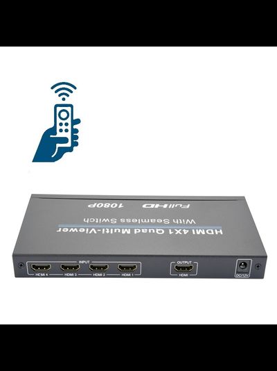 DE/VT-D941 Четырехканальный HDMI-переключатель 1080P 4x1
