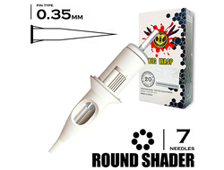 7RS/0,35 mm - Round Shader "BIG-WASP" (STANDARD WHITE)