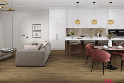 Кварцвиниловая плитка Damy Floor Family LVT Дуб Мокко / Mocha Oak 0030-6 — LVT