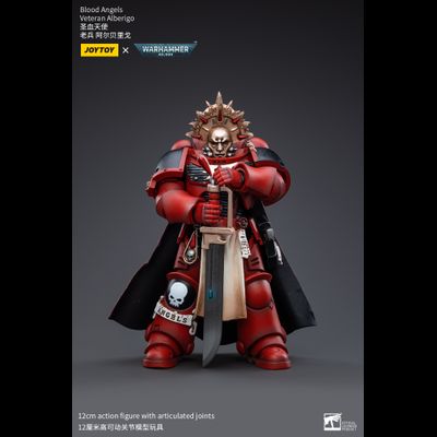 Альбериго, ветеран Кровавых Ангелов (Warhammer 40k) - КОЛЛЕКЦИОННАЯ ФИГУРКА 1/18 Blood Angels Veteran Alberigo (JT3372) - JOYTOY