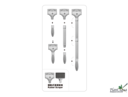 Скребок ISTA с губкой