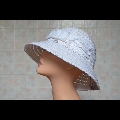 Белая летняя шляпа Италия Визио