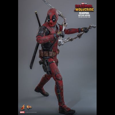 Дэдпул в бою  ("Дэдпул и Росомаха") - Коллекционная фигурка 1/6 Deadpool (Battling Version) (MMS782) - Hot Toys