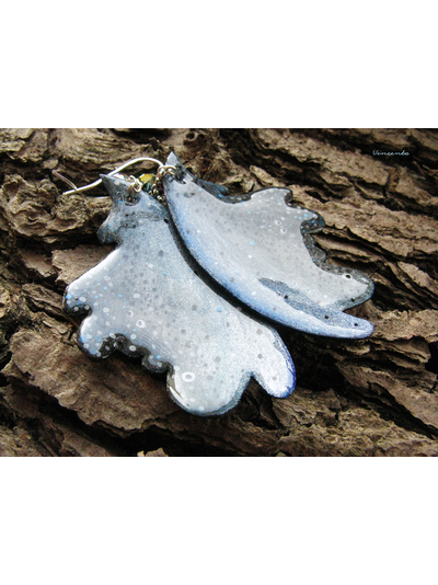 Волшебные серьги "Крылышки Королевы" (длина - 6,8 см)