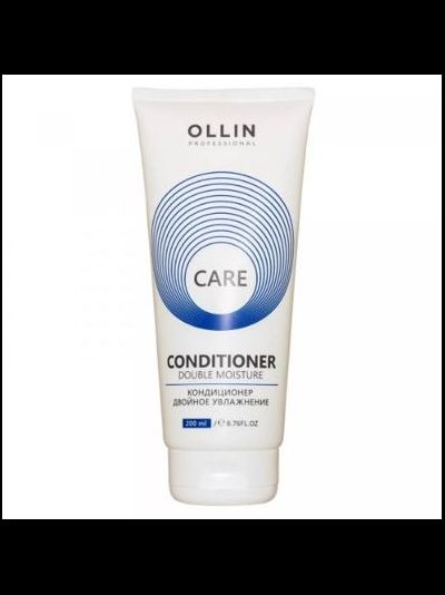 OLLIN Care Moisture Увлажняющий кондиционер для волос Двойное увлажнение, 200 мл