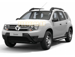 Порог-Площадка Style AutoMax для Renault Duster 2011-2015
