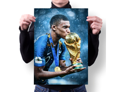 Плакат Kylian Mbappe Lottin, Килиан Мбаппе Лоттен №13