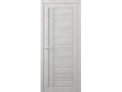 Межкомнатная дверь Невада жемчужный софт с матовыми стеклами