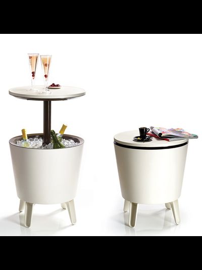 Столик-холодильник COOL BAR крем-шоколад