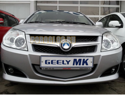 Защита радиатора Geely MK chrome