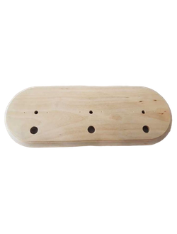 Подложка на бревно 3-местная "Астория", без тонировки