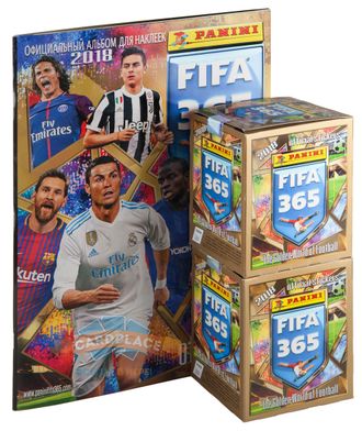 Выгодное предложение! Полная коллекция (Альбом + 602 наклейки) &quot;Panini FIFA 365&quot; сезон 2018