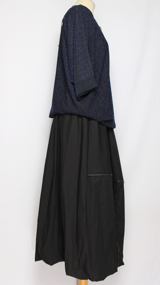 ДЖЕМПЕР  "ЛЮРЕКС ТОНКИЙ" вискоза золото, серебро, синий, черный р.48-62