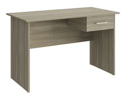 Стол офисный ОФ-112К с тумбой ОФ-26 Блэквуд сатиновый