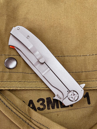 Складной нож Чиж HD (AUS 10, оранжевый G10)