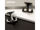 Крючок трехрожковый KR0440 BL, черный матовый