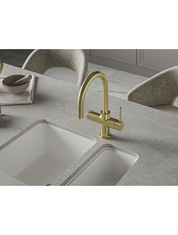 Система мгновенного кипячения воды с газацией и охлаждением 5в1 AQUAHOT ARTISAN MONTBLANC LG (светлое золото)