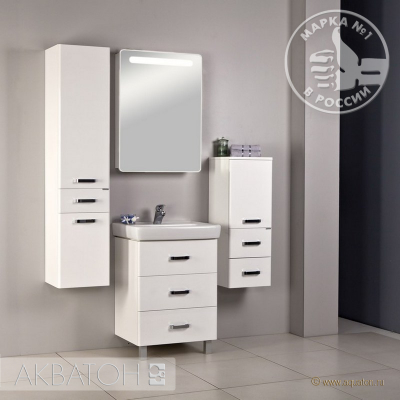 АКВАТОН. Тумба-умывальник "Америна 60 М" 1A168901AM010 с раковиной Тигода 60