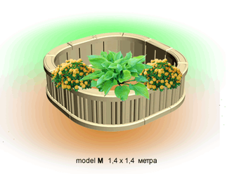 Model M 1,4 х 1,4 метра