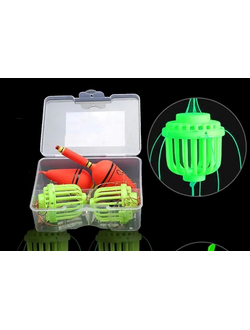 снастка рыболовная "Убийца толстолоба" #12 (набор из 2-х кормушек ,2-х поплавков) цена указана за 5 уп