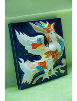 Гамаюн (изразцовая плитка)