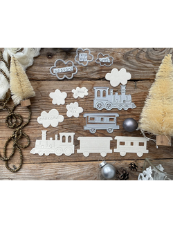 Набор ножей для вырубки "Мы едем, едем, едем"