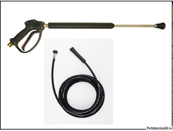 Комплект пистолет RL 26 М22х1,5ш с стволом 900 мм.(изогнут) разборный + 10 метров шланг 2SN8