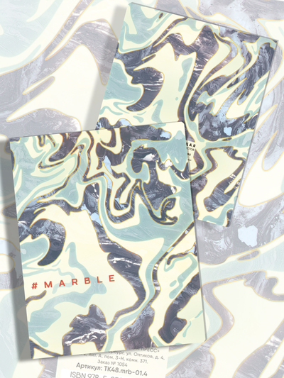 Тетради с Мрамором Marble 5 дизайнов -  24 листа