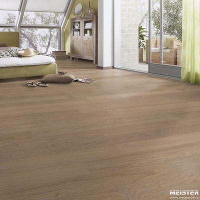 Паркетная доска Meister Дуб Гармония Жемчужный 8816 PS300R