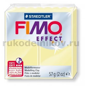 полимерная глина Fimo effect, цвет-vanilla 8020-105 (ваниль), вес-57 гр