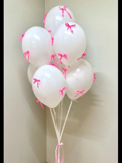 Шар Премиум 33 см с бантиками