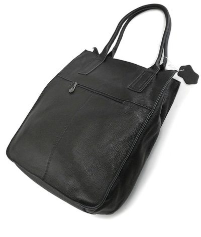 (АРТИКУЛ: 9452/03) СУМКА ЖЕНСКАЯ, БОЛЬШАЯ, НАТУРАЛЬНАЯ КОЖА, ЧЕРНАЯ, РУЧКИ ЧЕРЕЗ ПЛЕЧО