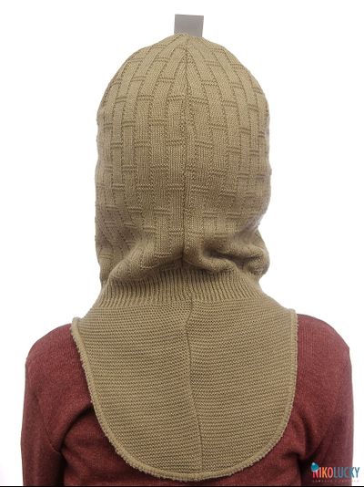 Шапка-шлем "Саша" 20201-02, цвет светлый хаки, р. 50-52