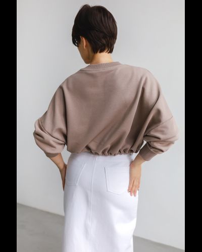 Свитшот c регулировкой длины (капучино)