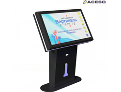 Терминал информационный «Tactile-VERT-1(43)D», горизонтальный, с тактильным управлением, со стандарт