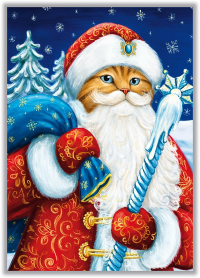 Котофей Мороз (менее плотный картон)