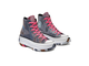 Кеды Converse Run Star Hike полосатые с розовыми шнурками
