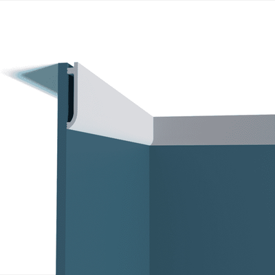 Плинтус напольный Перфект Plus P152, из дюрополимера, влагостойкий, под покраску, 2 метра